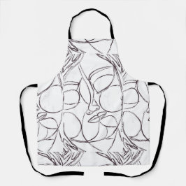 Labyrinthe Beauty Abstract Art Apron Schort