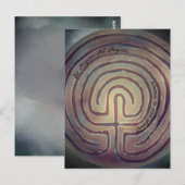 Labyrintsymbool Briefkaart (Voorkant / Achterkant)