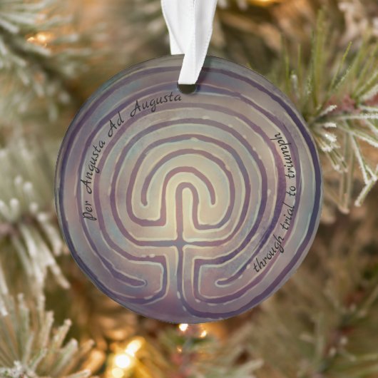 Labyrintsymbool Ornament (Boom)
