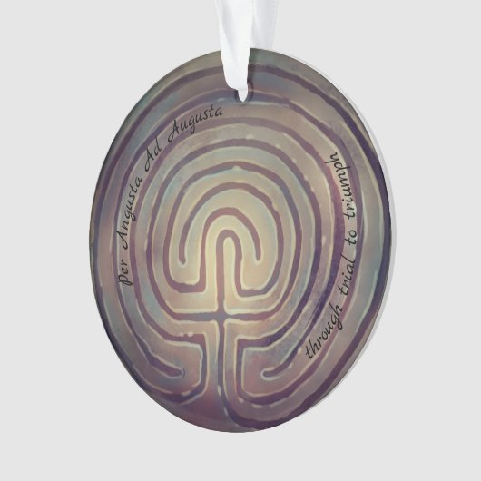 Labyrintsymbool Ornament (voorkant)