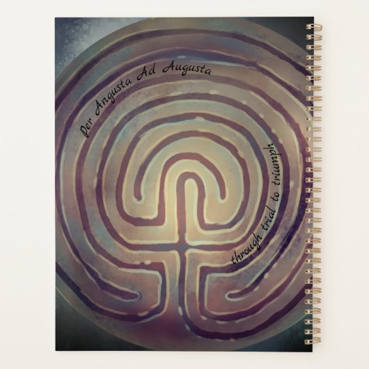 Labyrintsymbool Planner (Achterkant)