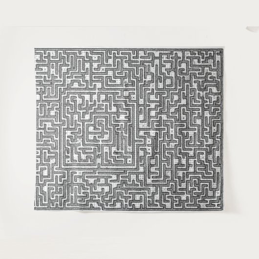 labyrintweefsel wandkleed (Voorkant (horizontaal))