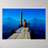 Lac Atitlán, Guatemala Poster (Voorkant)