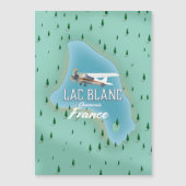 Lac Blanc,Chamonix, frankrijk kaart (Voorkant)
