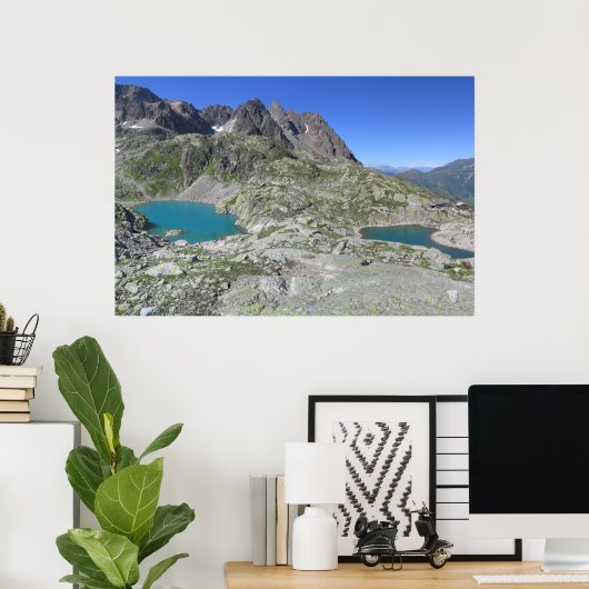 Lac Blanc Chamonix Poster (Thuiskantoor)