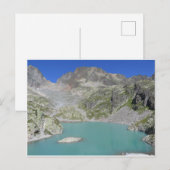 Lac Blanc Franse Alpen Briefkaart (Voorkant / Achterkant)