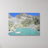 Lac Blanc Franse Alpen Canvas Afdruk (Voorkant)
