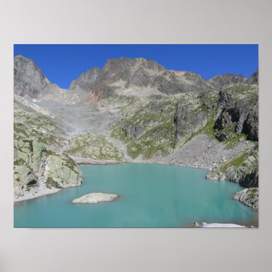 Lac Blanc French Alps Poster (Voorkant)