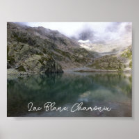 Lac Blanc, poster Chamonix