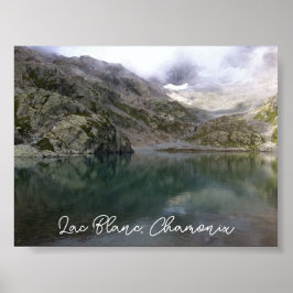 Lac Blanc, poster Chamonix