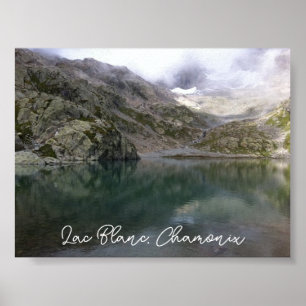 Lac Blanc, poster Chamonix