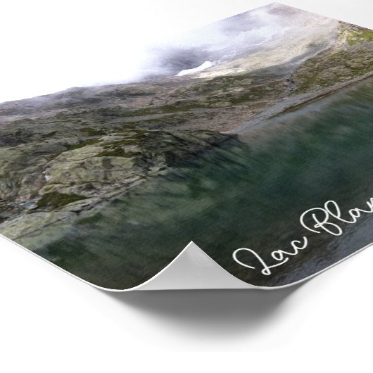Lac Blanc, poster Chamonix (Hoek)