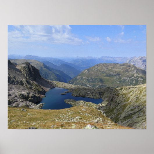 Lac Cornu Franse Alpen Chamonix gebied Poster (Voorkant)