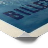 Lac d'Annecy/Annecy, Savoy, Frankrijk/Vintage Trav Poster (Hoek)