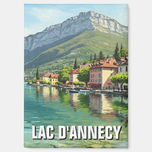 Lac D'Annecy Lake Annecy Frankrijk Magneet (Voorkant)