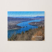 Lac d'Annecy/Lake Annecy, Franse Alpen Legpuzzel (Horizontaal)