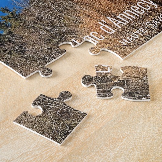 Lac d'Annecy/Lake Annecy, Franse Alpen Legpuzzel (Zijkant)