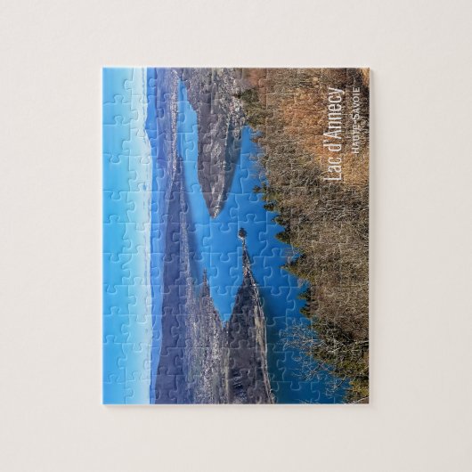 Lac d'Annecy/Lake Annecy, Franse Alpen Legpuzzel (Verticaal)