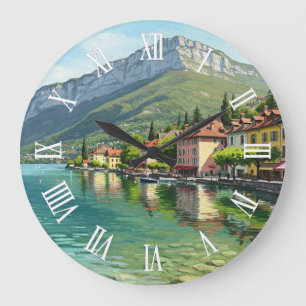 Lac D'Annecy Meer Annecy Frankrijk Grote Klok