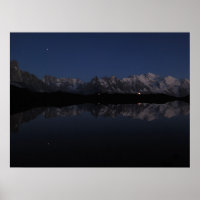 Lac de Cheserys bij nacht Franse Alpen