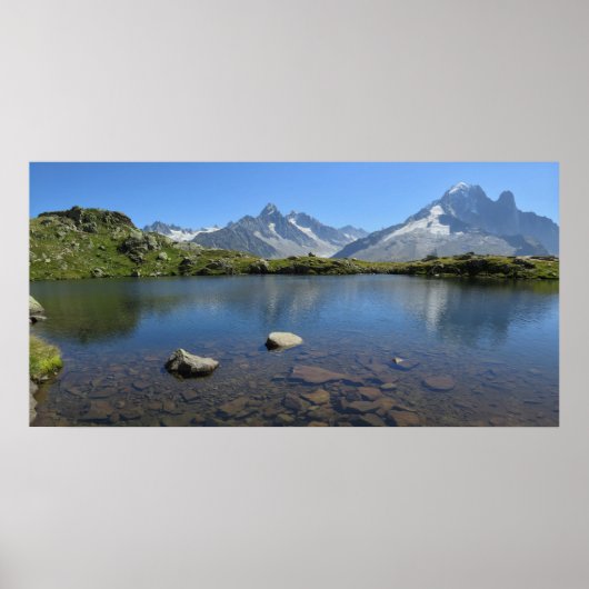 Lac de Cheserys Franse Alpen Poster (Voorkant)