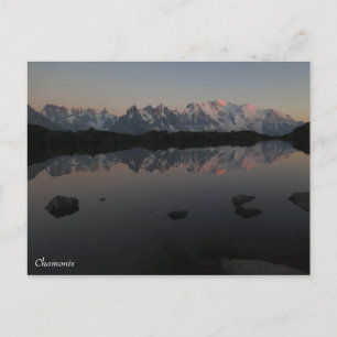 Lac de Cheserys sunrise Chamonix Briefkaart
