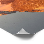 Lac de Cheserys weerspiegeling Poster (Hoek)