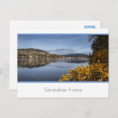 Lac de Gerardmer, Vogezen, Frankrijk Briefkaart (Voorkant / Achterkant)