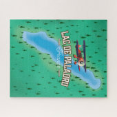 Lac de Paladru Frankrijk Legpuzzel (Horizontaal)