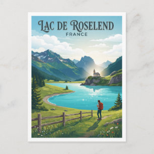 Lac de Roselend, Beaufortain Frankrijk Briefkaart