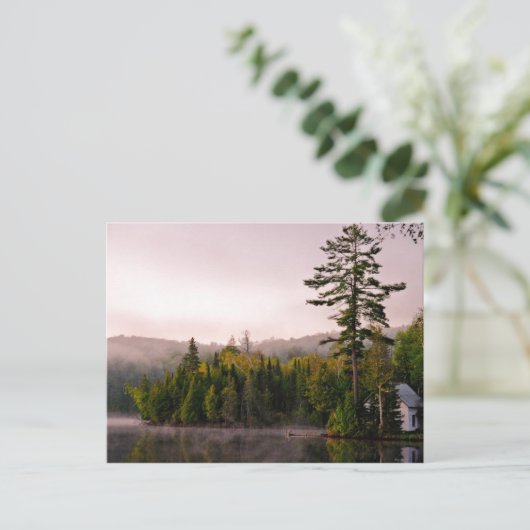 Lac Giles - Québec Briefkaart (Staand voorkant)