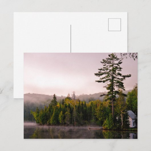 Lac Giles - Québec Briefkaart (Voorkant / Achterkant)