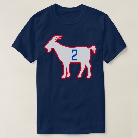 LAC GOAT 2 Blauw T-shirt (Design voorkant)