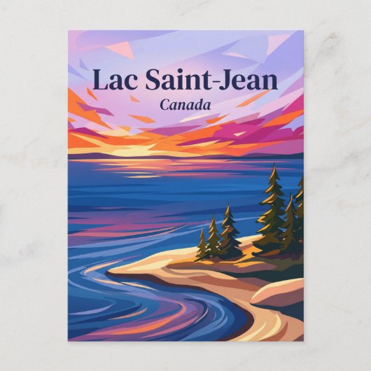 Lac Saint-Jean Canada Briefkaart (Voorkant)