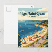 Lac Saint-Jean Canada Briefkaart (Voorkant / Achterkant)