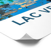 Lac Vert Passy Frankrijk Reisprint Poster (Hoek)