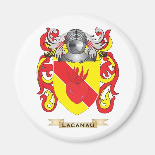 Lacanau Wapen (Familie Crest) Magneet (Voorkant)