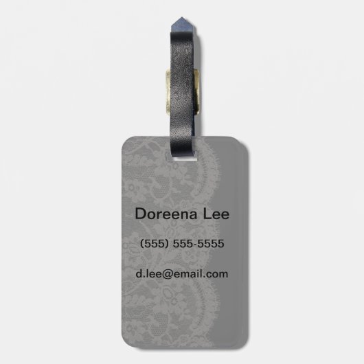 Lace 2 bagagelabel (Achterkant verticaal)