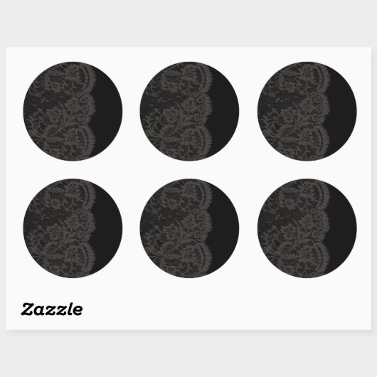 Lace 2 ronde sticker (Vel)