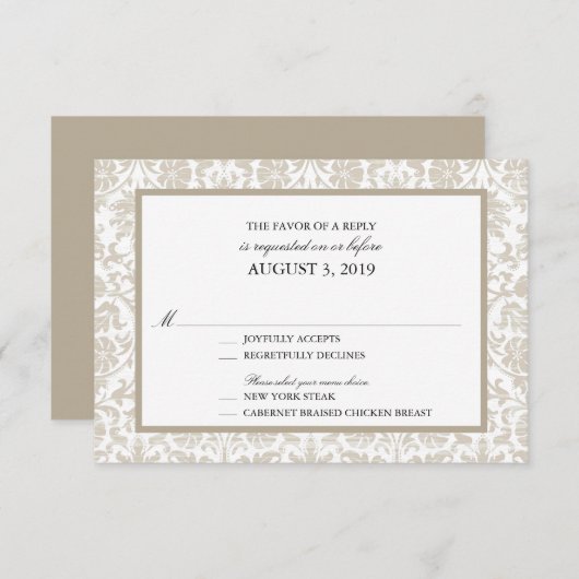  Lace Affair RSVP (Voorkant / Achterkant)