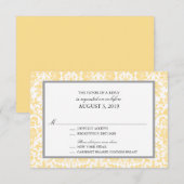  Lace Affair RSVP Kaartje (Voorkant / Achterkant)