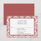 Lace Affair RSVP Kaartje (Voorkant / Achterkant)