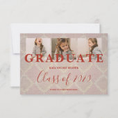 Lace Afstuderen 3 Foto's Textieltextiel (Voorkant)