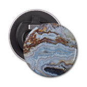 Lace Agate Rock Pattern Button Flesopener (Voorkant)