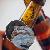 Lace Agate Rock Pattern Button Flesopener