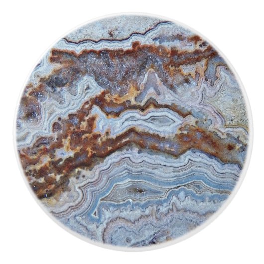 Lace Agate Rock Pattern Keramische Knop (Voorkant)