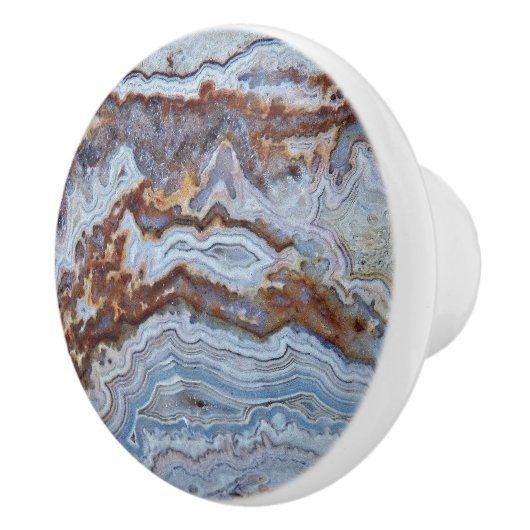 Lace Agate Rock Pattern Keramische Knop (Rechts)