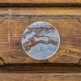 Lace Agate Rock Pattern Keramische Knop