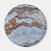 Lace Agate Rock Pattern Magneet (Voorkant)