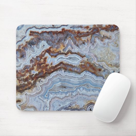 Lace Agate Rock Pattern Muismat (Met muis)